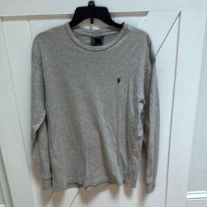 Polo by Ralph Lauren Gray Long Sleeve Tee